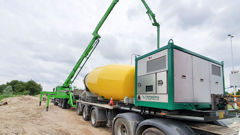 Terberg introduceert elektrische en waterstof-aangedreven PTO voor de bouw